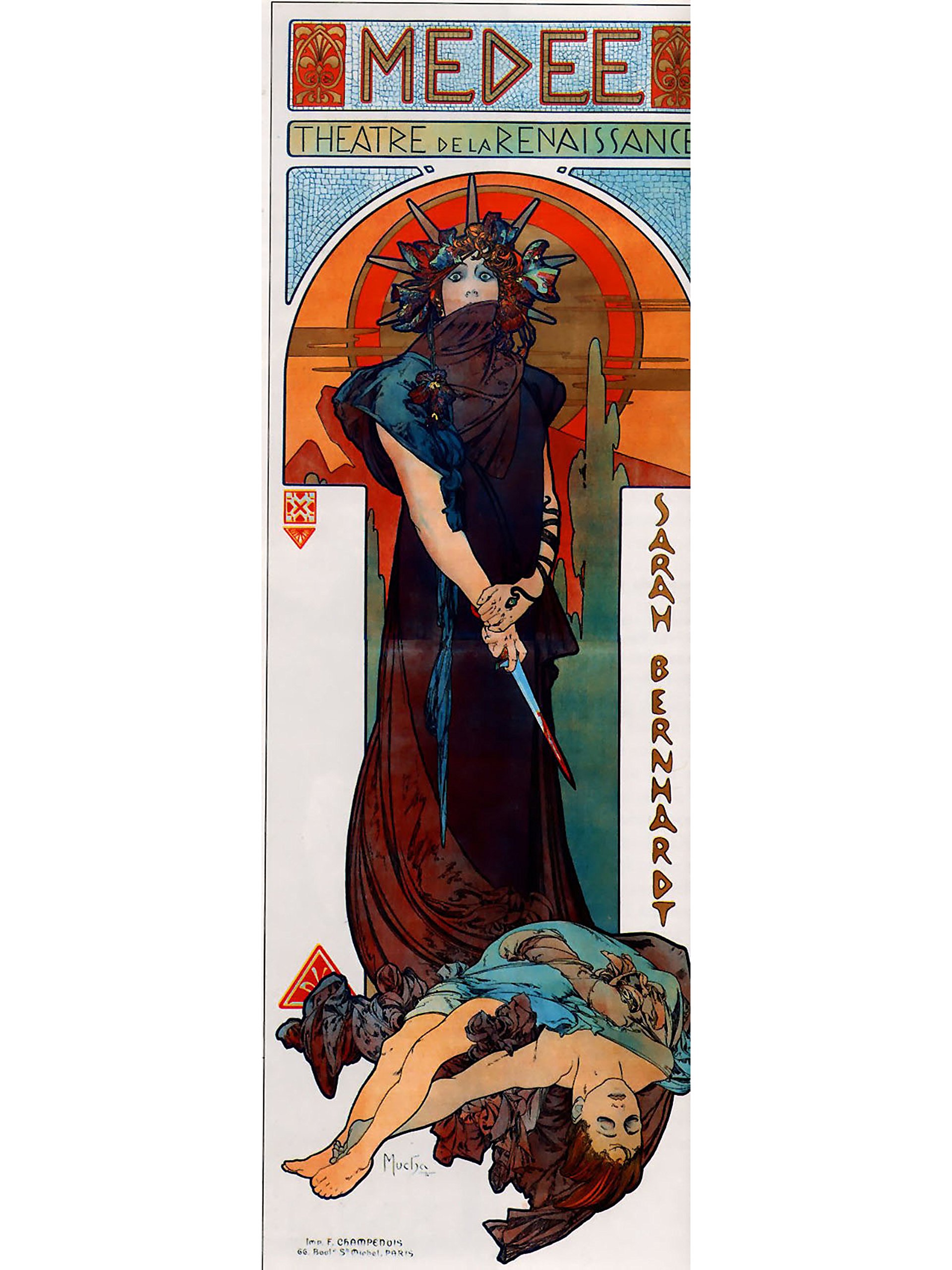 Amazon.com: Medea by Alphonse Mucha: Posters & Prints